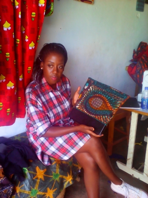 Rehema Mkangama, owner of ReyStitches